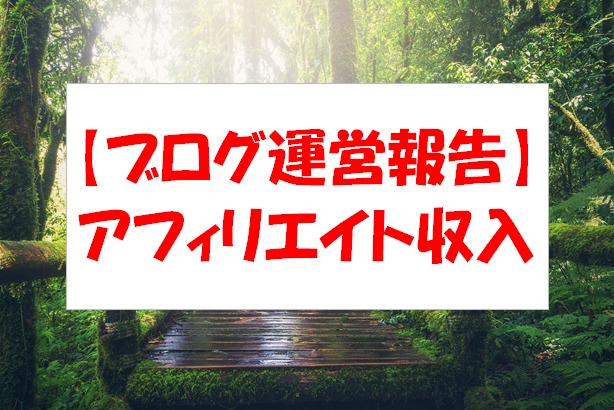 ブログアフィリエイト運営報告